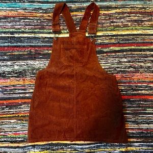 Corduroy overall dress size XL